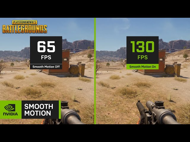 NVIDIA Smooth Motion Tested in PUBG – Double the FPS?!