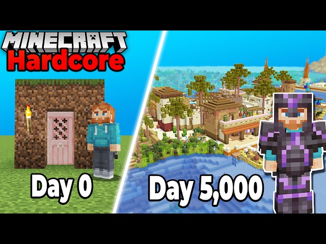 I Survived 5,000 DAYS in Minecraft Hardcore 1.20 Survival [FULL MOVIE]