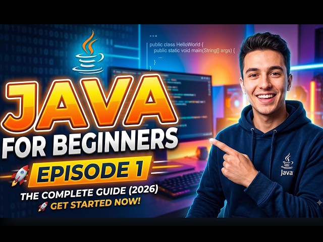 Java Tutorial for Beginners (2026) - Episode 1: Zero to Hero