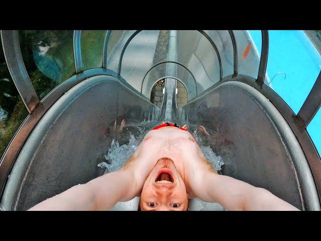 Stainless STEEL Water Slides Compilation!