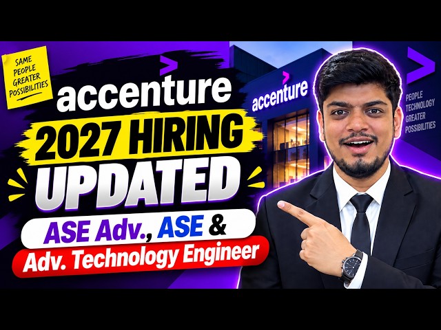 🔥 Accenture MASS Hiring 2027 Started? | Accenture Exam Pattern 2027 | Accenture Hiring Process