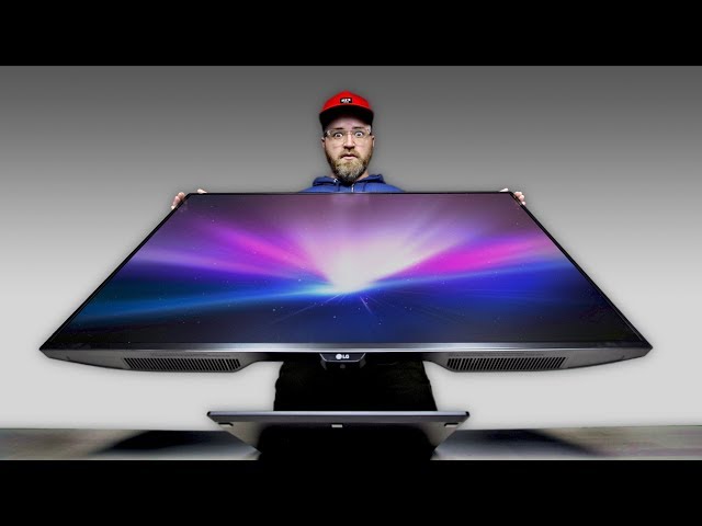My New GIANT Computer Monitor!