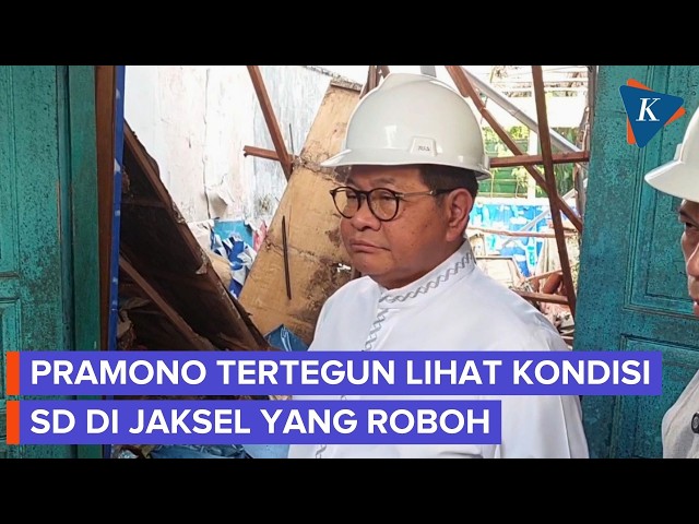 Pramono’s Reaction to the Condition of SDN Kebayoran Lama Selatan 09