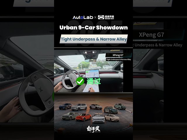 Can 9 China's EVs Survive on Tight Underpass and Narrow Alley?