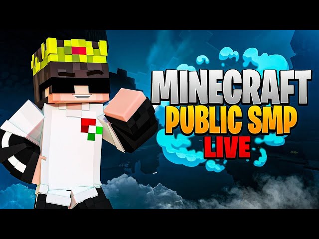 Minecraft SMP LIVE || PUBLIC SMP 24/7 JAVA + BEDROCK || PLAYING IN CREEPER MC SEASON - 5 #live