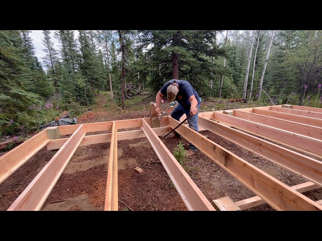 Perfect Off Grid Cabin Foundation....cheap and easy