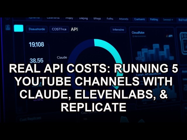 Real API Costs: Running 5 YouTube Channels with Claude, ElevenLabs, & Replicate