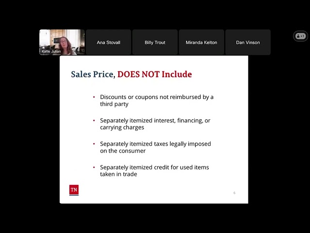 Tax Webinar: Tax Issues for Automotive Dealers - Accessible Version