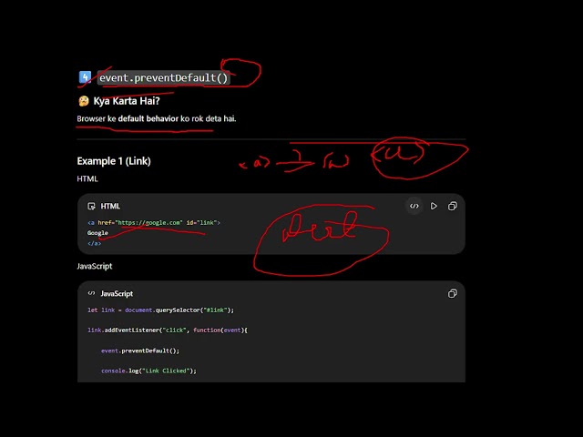 event.preventDefault()  in javascripte.