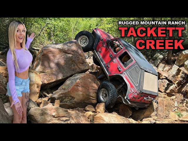 One of Our New FAVORITE TRAILS?! We Conquer TACKETT CREEK at Rugged Mountain Ranch!