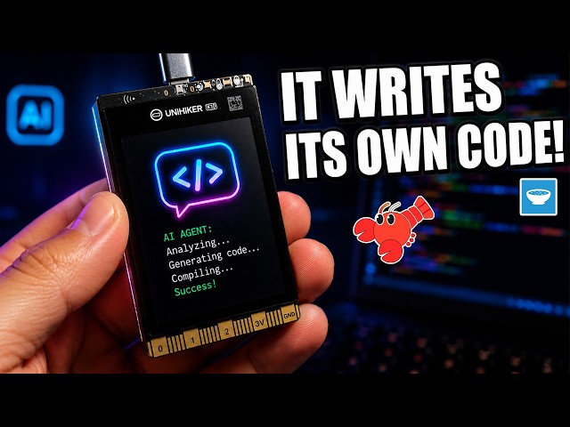 This Board Programs Itself?! ESPClaw AI Agent on UNIHIKER K10 ESP32