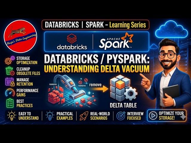 65. Databricks | Pyspark | Delta Lake: Vacuum Command
