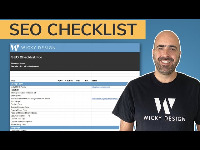 SEO Checklist