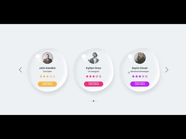 card slider water drop html css javascript #codebardproject