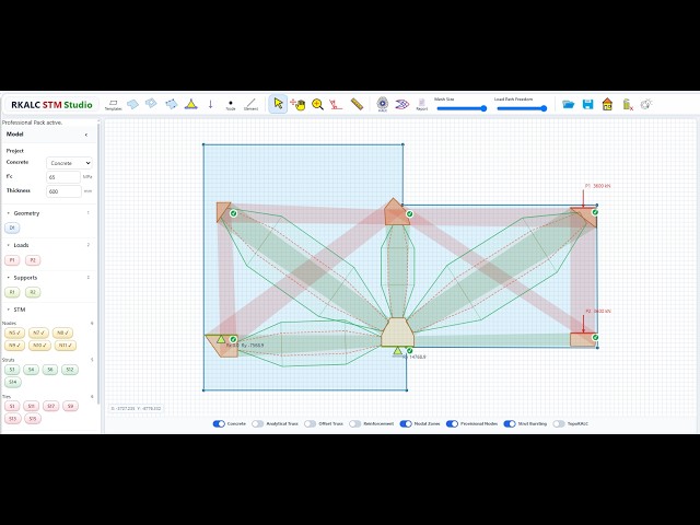 Outrigger Wall Design using Strut and Tie Method
