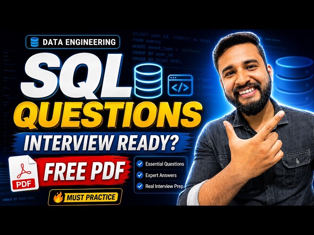 SQL Interview Questions for Data Engineers | Real Problems Asked in Interviews