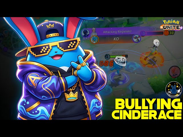 AZUMARILL BULLIED A CINDERACE BADLY IN SOLO QUEUE 😂 | POKEMON UNITE