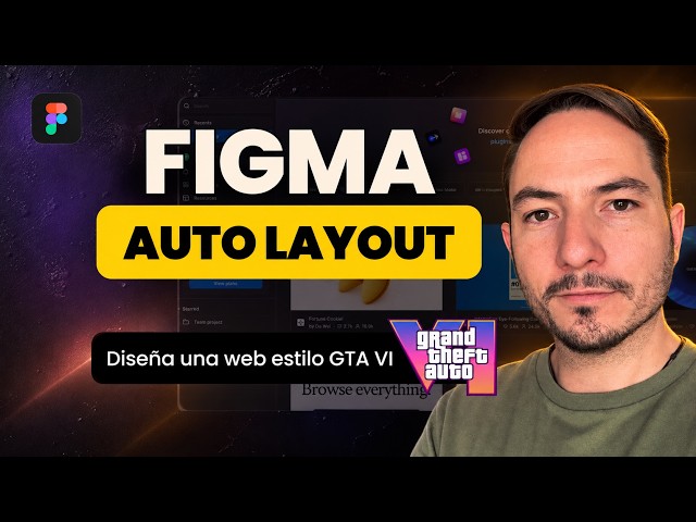 Cómo diseñar una web en Figma con Auto Layout (ejemplo real: estilo GTA VI)