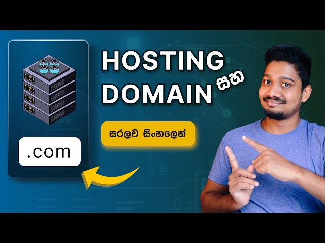 Web Hosting & Domain Explained // Sinhala