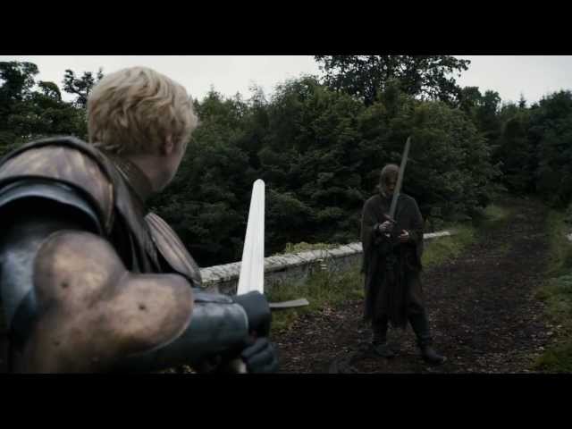 GoT 3x2 | Jaime Lannister and Brienne of Tarth  Sword Fight scene | HD |