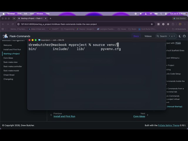 Flask Commands   Part 15   Alternative Manual Startup