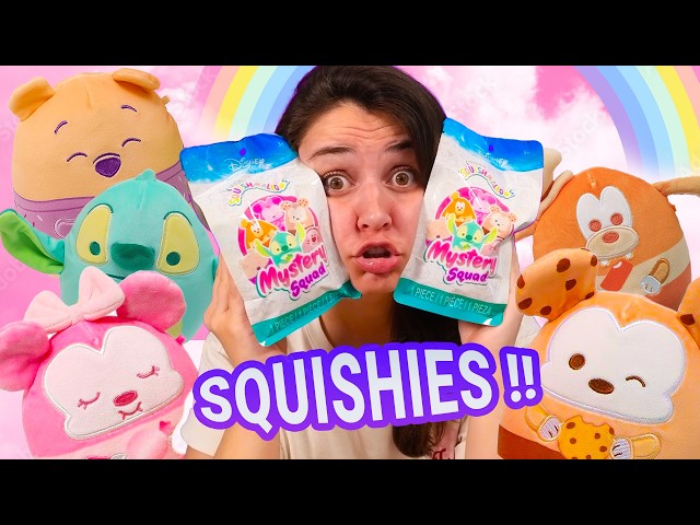 DISNEY SQUISHMALLOWS IN MYSTERY PACKS!