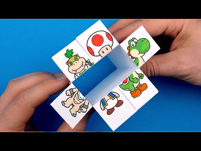 5 Super Mario Paper Crafts That Are TOO GOOD! (Easy Tutorials) 🎨