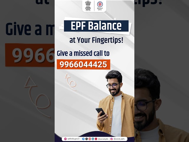 Check EPF Balance with Missed Call