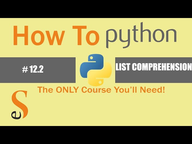 #12.2 |  Lists | List Comprehension |  Python for Beginners | Data Structures | Part-3