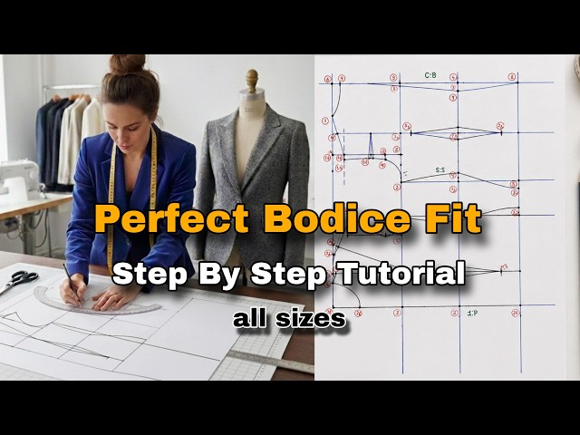 The Perfect Bodice Block | The Foundation Behind Every Dress Pattern | Part 2