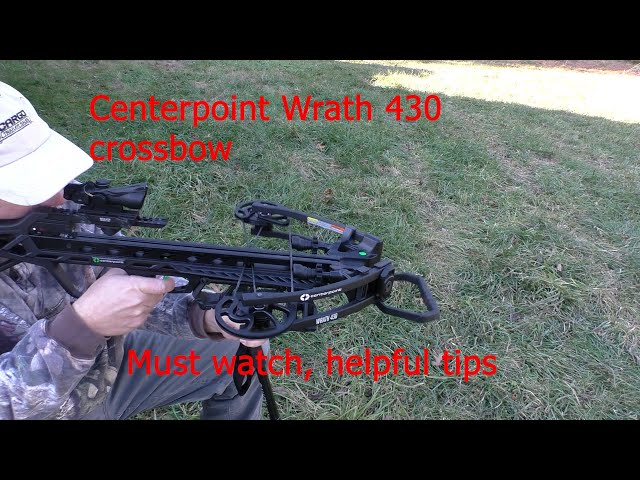 Centerpoint Wrath 430 Crossbow, watch before you buy, fast affordable crossbow with a few issues.