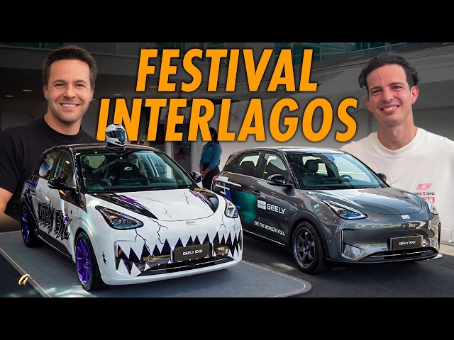 DRIFT-READY EX2 AND A SPORTY VERSION! Geely and Ricardinho ACF's creations at Festival Interlagos