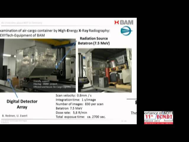 An Overview of NDT in Germany by Tony Erhard, BAM