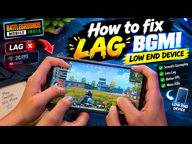 How to fix BGMI LAG Permanently | Secret Settings for 120 FPS & Lag Solution | BGMI