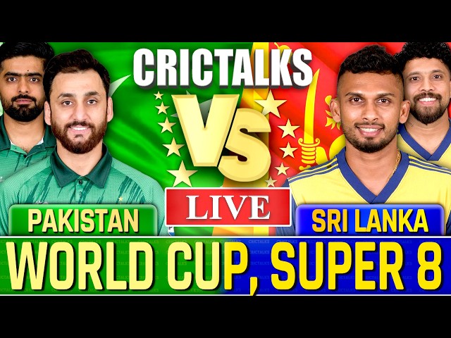 🔴 Pakistan v Sri Lanka, T20 World Cup 2026 1st Inn, Live Cricket Match Today Score Commentary