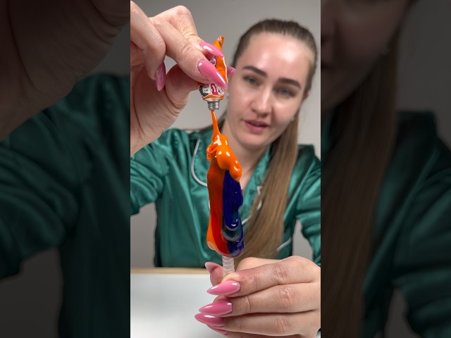 Giant glue bubble 😳 #diy #testing #slime #nano #tutorial #lifehack