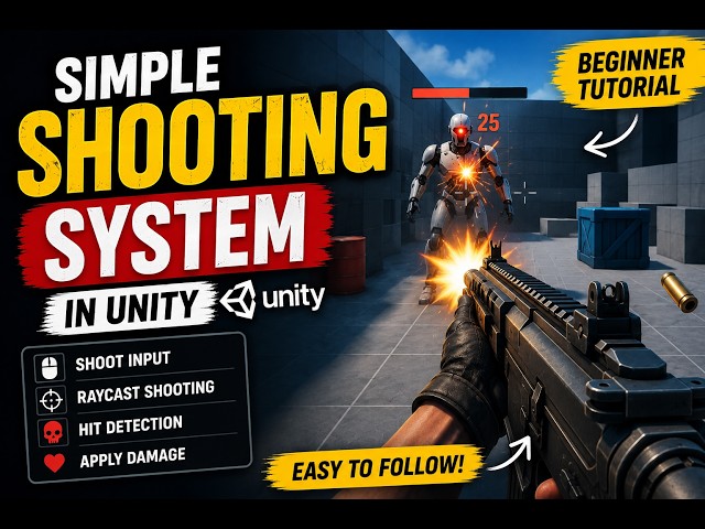 How to Make a Simple Shooting System in Unity (Beginner Tutorial)