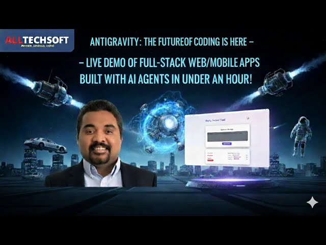 Antigravity Live Demo: Part ONE - AI agent-with app dev - Demo -  Reply Helper app MVP
