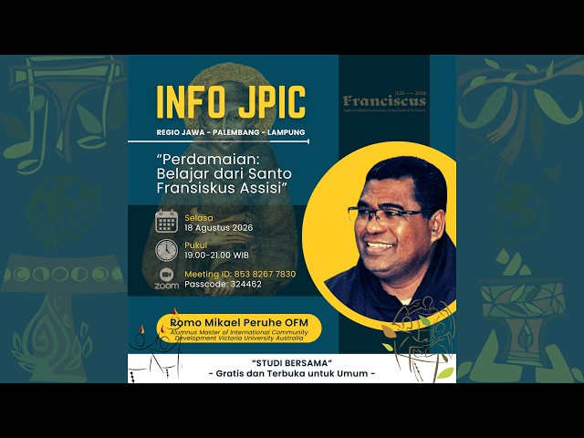 Perdamaian: Belajar dari Santo Fransiskus Assisi - Romo Mikael Peruhe OFM