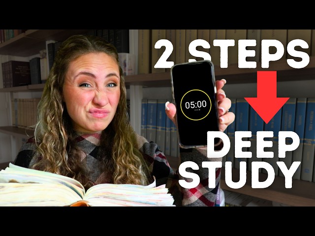 In-depth Bible study in 5-10 min? Follow 2 steps.