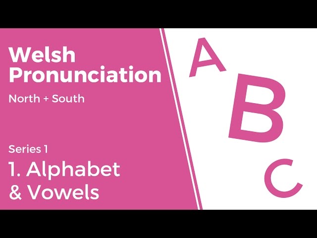 1. Alphabet & Vowels - Welsh Pronunciation (Series 1)