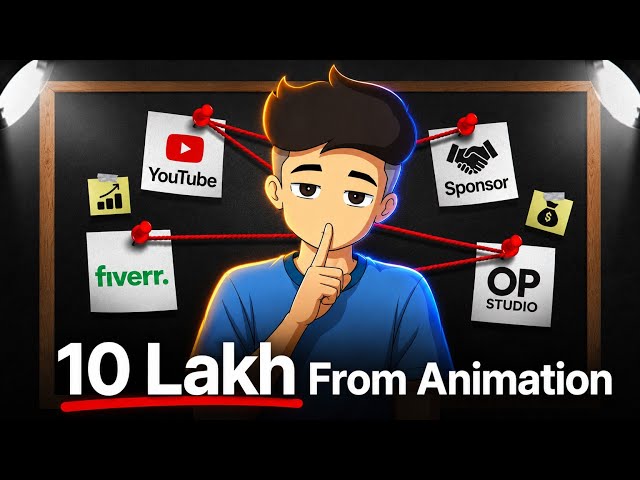 How I Made 10 Lakh As Animator || Op Animation