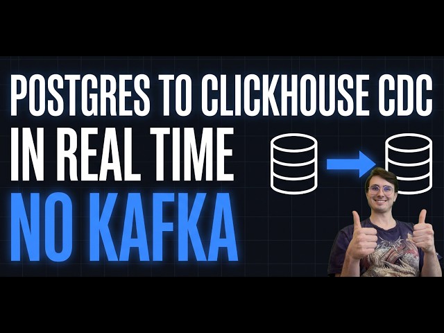 How to Build a Postgres to ClickHouse CDC Pipeline
