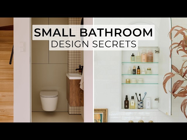 9 Design Tips To Maximise A Small Bathroom - Space Saving Hacks