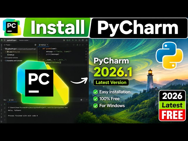 How to Download & Install PyCharm for FREE