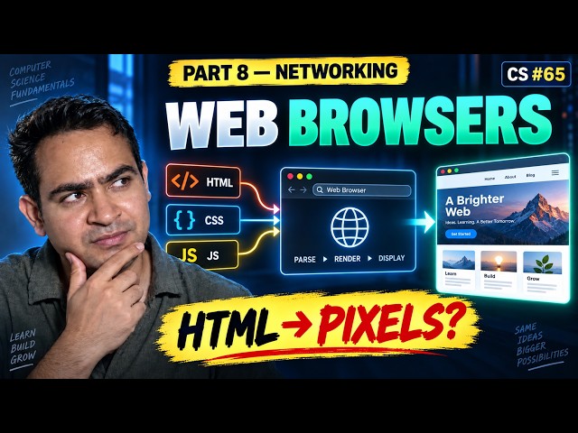 How Web Browsers Work | Networking in Hindi #65
