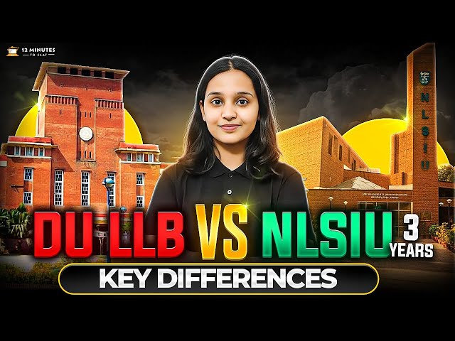 DU LLB vs NLSIU Bangalore (3 Year LLB) ⚖️ Fees, Placements & Reality Check 2026