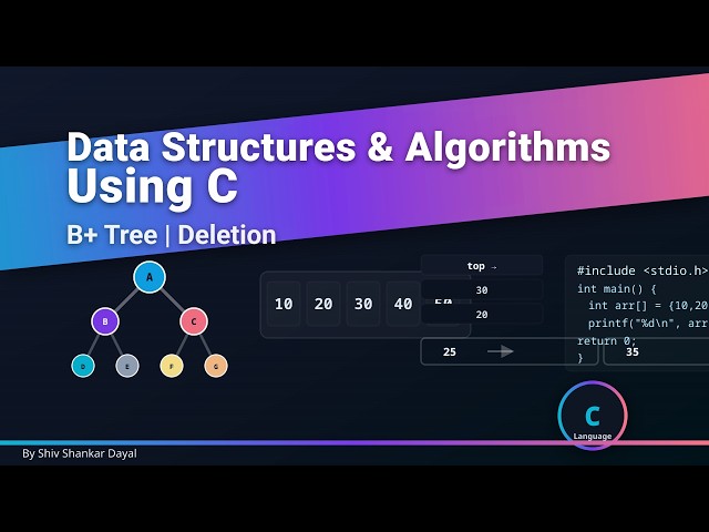 Deletion in B+ Tree