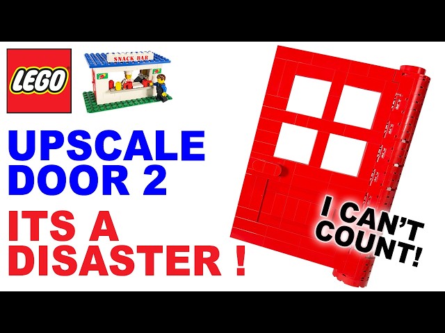 THE RED DOOR DISASTER: Upscale Lego Snack Bar - Part 7: Set 675