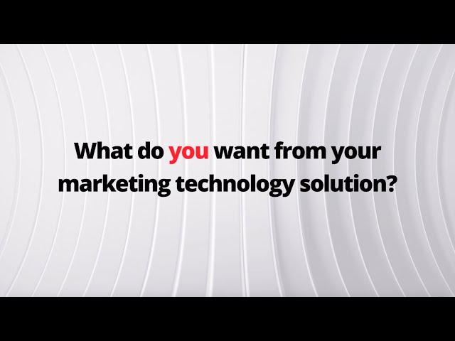 Build a Simplified Marketing Technology Stack